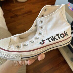 TikTok-branded Chuck Taylor All Star Canvas High Top Converse